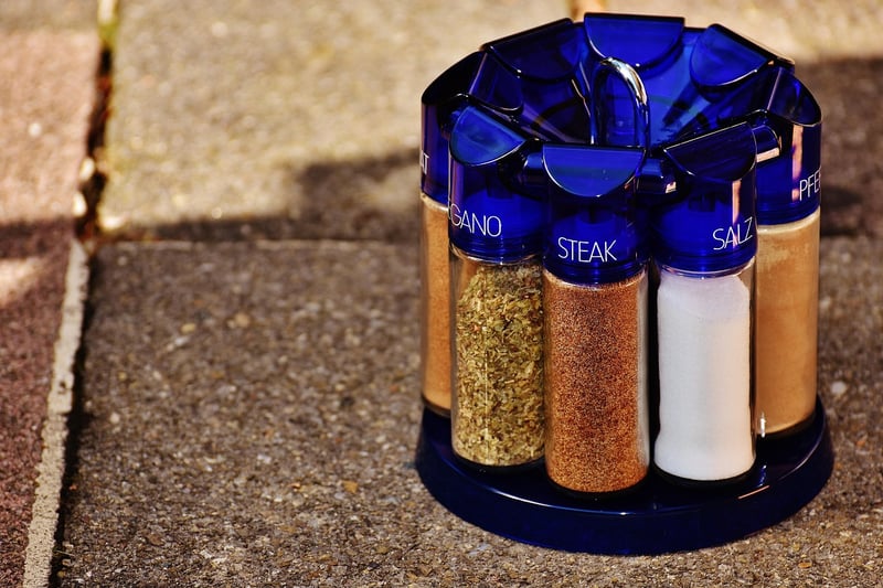Assortment of spices